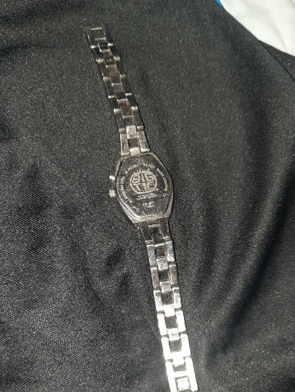 Fossil Silver Bracelet Watch with Green Dial